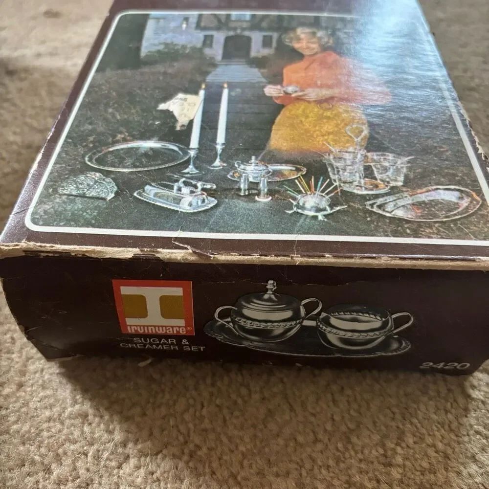 Irvinware Sugar & Creamer Set *Read* - Picture 7 of 10